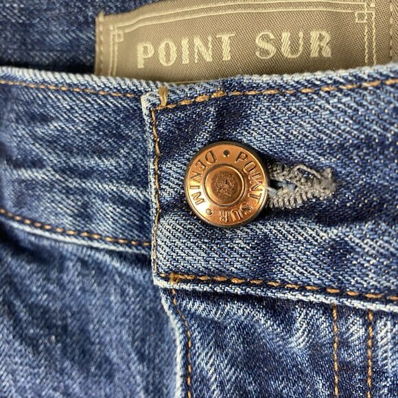 NWT Point Sur Jeans Womens‎ 31 Blue J Crew Vista Straight Jean Catalina Selvedge - Picture 7 of 16